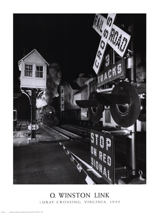 Framed Luray Crossing, Virginia, 1955 Print