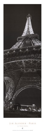 Framed La Tour Eiffel Print