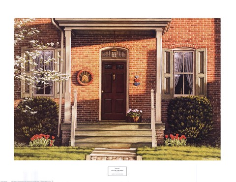 Framed Welcome Home Spring Print