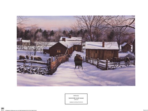 Framed Back Home Again (Detail) Print