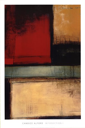 Framed Intersection I Print