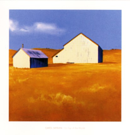 Framed On Top of the World Print