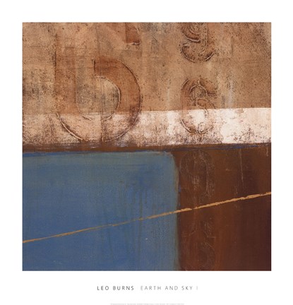 Framed Earth and Sky I Print