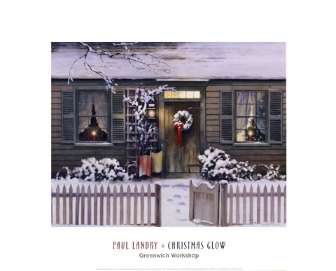 Framed Christmas Glow Print