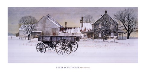 Framed Buckboard Print