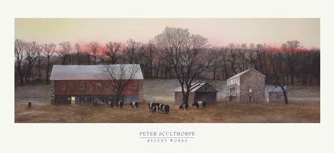 Framed In from the Fields Print