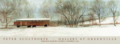 Framed Buck Run Bridge Print