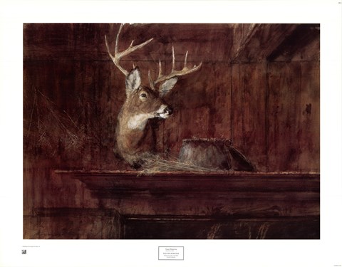 Framed Eleven Pointer, 1985 Print