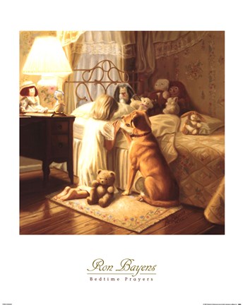 Framed Bedtime Prayers Print