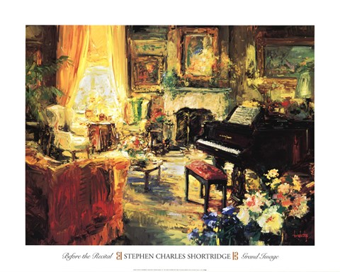 Framed Before the Recital Print