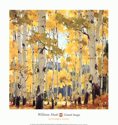 Framed September Aspen Print