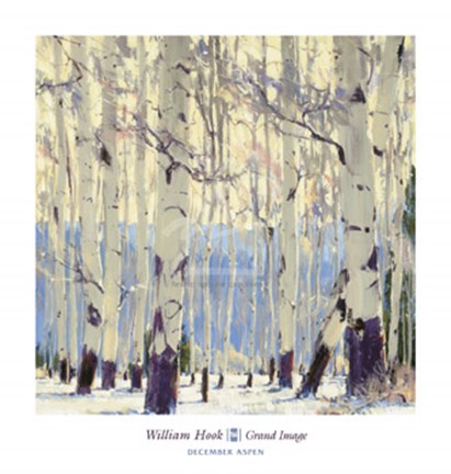 Framed December Aspen Print