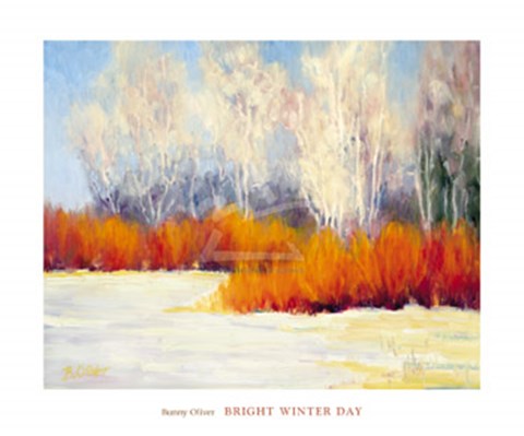 Framed Bright Winter Day Print