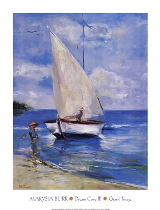 Framed Dream Cove III Print