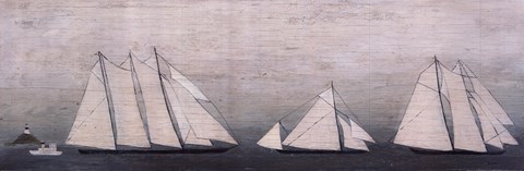 Framed Sailing Ships I Print