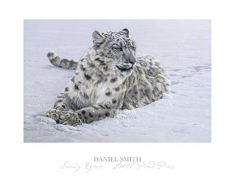 Framed Snowy Repose Print