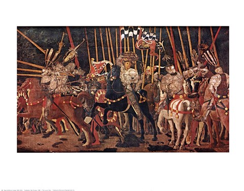 Framed Battle of San Romano Print
