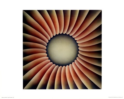 Framed Through the Flower Print