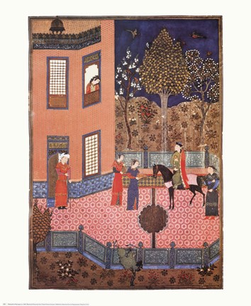 Framed Shahnameh Baysunqur Print