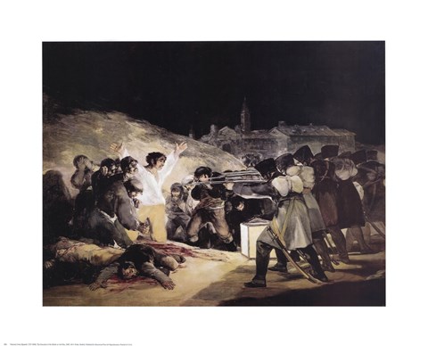 Framed Execution of Rebels of the 3rd of May Print