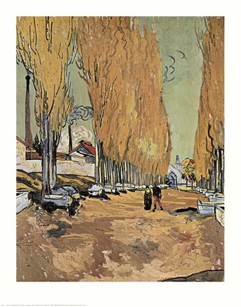 Framed Les Alicamps Print