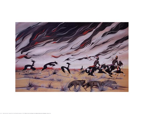 Framed Prairie Fire Print