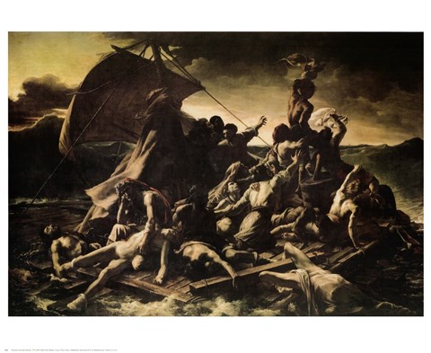 Framed Raft of the Medusa Print