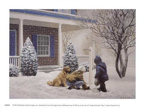 Framed Feathered Friends Print