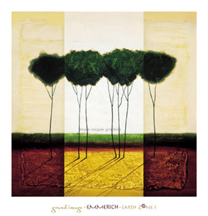 Framed Earth Zone 1 Print