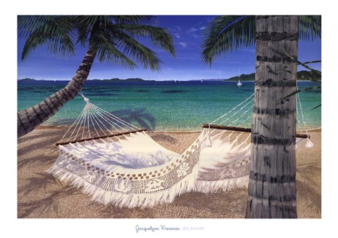 Framed Sea Escape Print