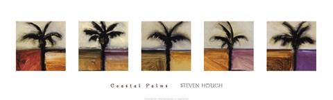 Framed Coastal Palms Print