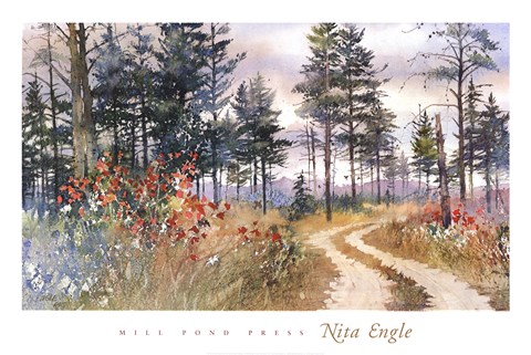 Framed Grouse Country (detail) Print