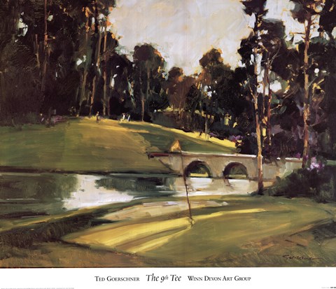 Framed 9th Tee Print