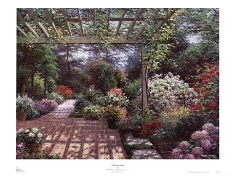 Framed Glenham Arbor Print