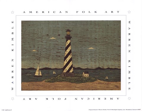 Framed Lighthouse II Print