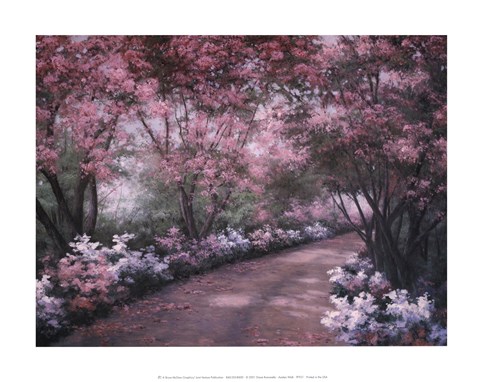 Framed Azalea Walk Print