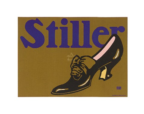 Framed Stiller, 1908 Print