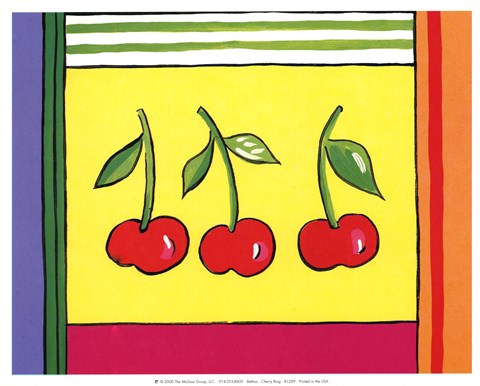 Framed Cherry Bing Print