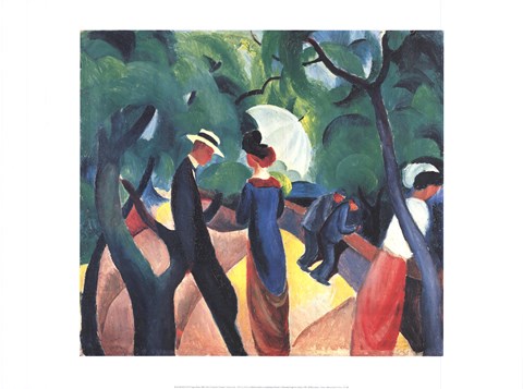 Framed Promenade Print