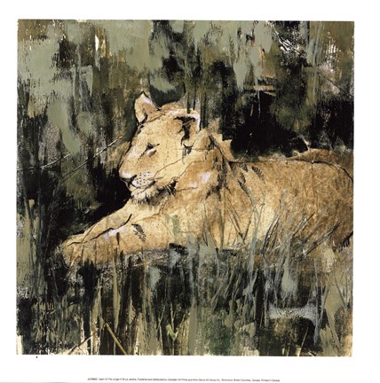 Framed Heart of the Jungle IV Print