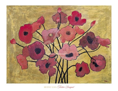 Framed Festive Bouquet Print