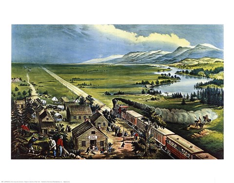 Framed Across the Continent Print