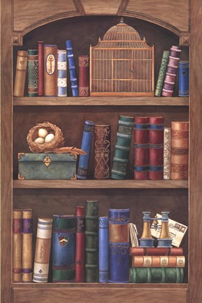 Framed Literature II Print