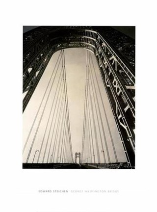 Framed George Washington Bridge, 1931 Print