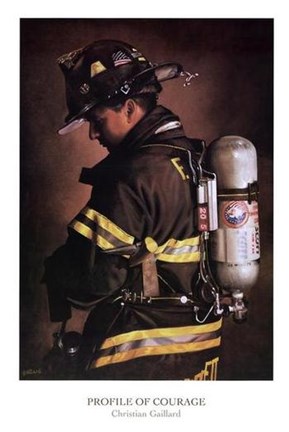 Framed Profile of Courage Print