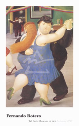 Framed Dancers, 1987 Print