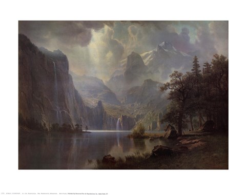 Framed In the Mountains Print