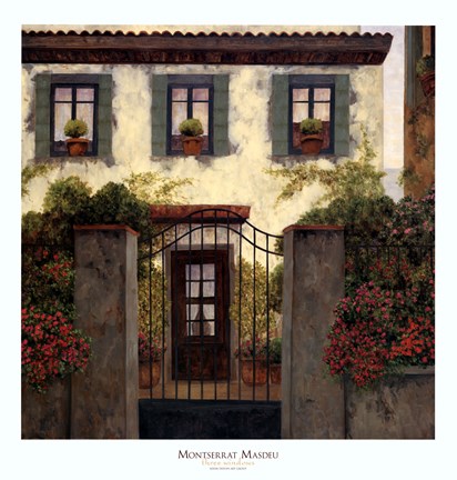 Framed Three Windows Print