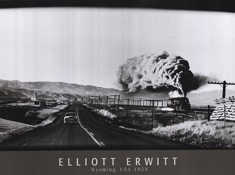 Framed Wyoming, USA 1954 Print