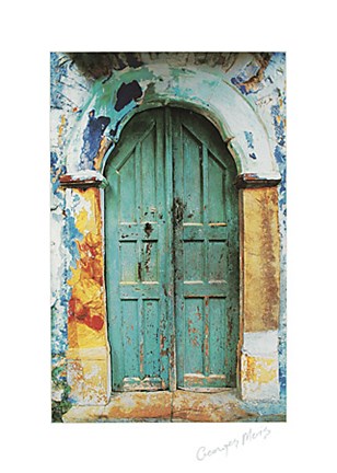 Framed Arched Doorway [white border] (19-1/2 x 27-1/2) Print
